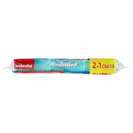 Vileda Ondattiva - spugna abrasiva da cucina, antigraffio. 2+1x
